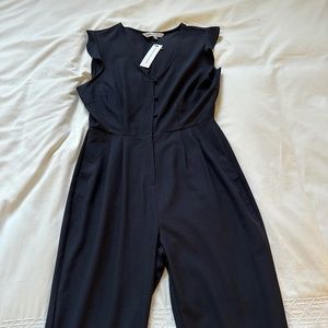 Cupcakes and Cashmere Navy Blue Full Length Romper- Size 8